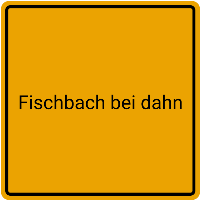 Meldebestätigung Fischbach bei Dahn